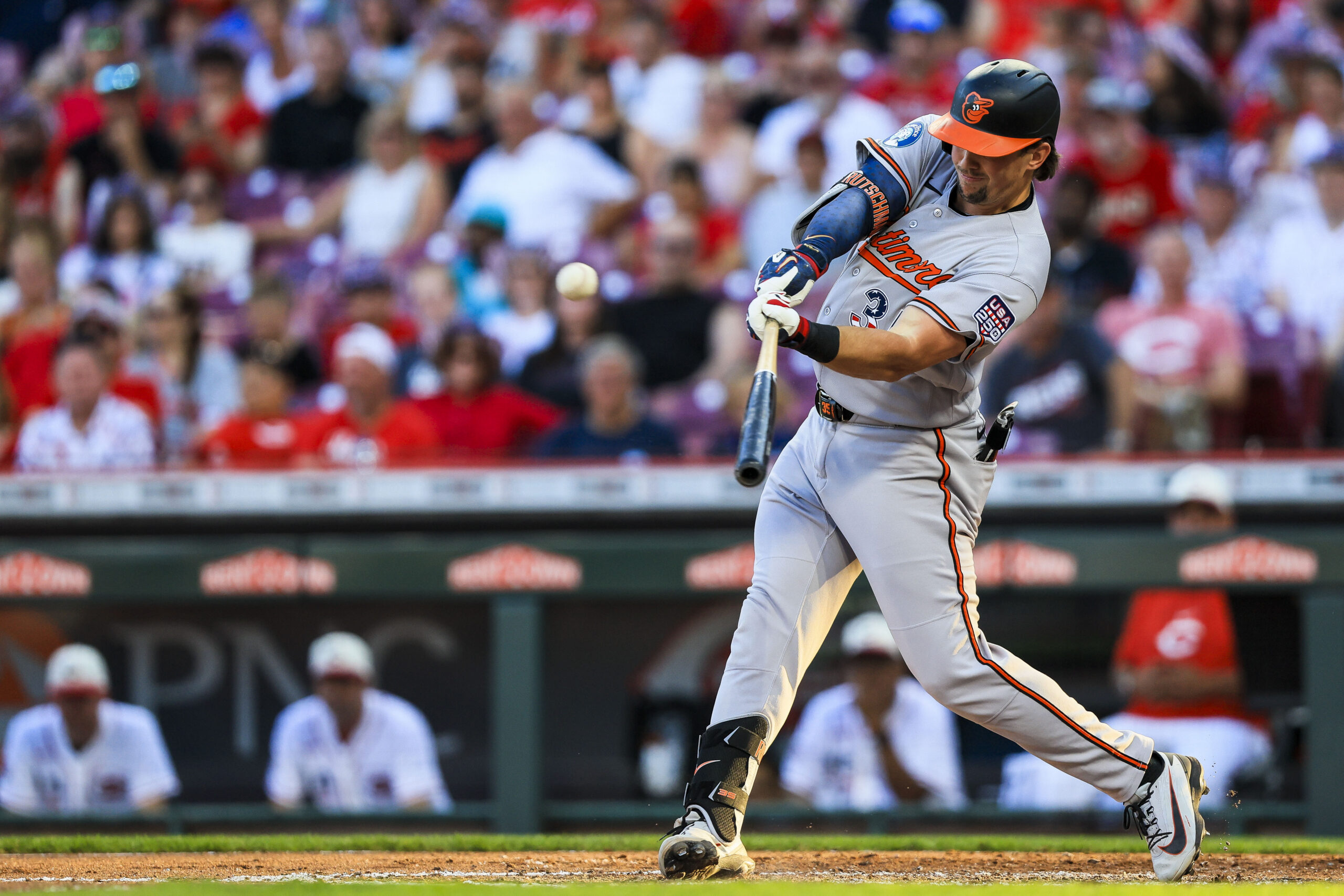 MLB Baltimore Orioles at Cincinnati Reds Rutschman Set for Toronto Debut After Worcester Rehab Stint