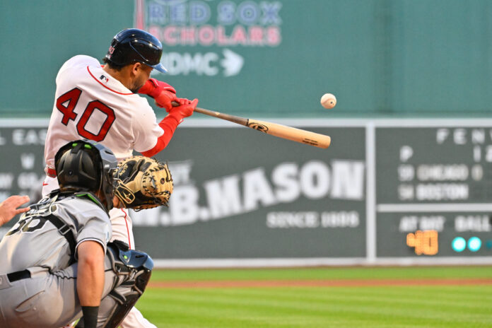 MLB Chicago White Sox at Boston Red Sox Contreras Must Out-Power Yankees' Rice for Silver Slugger