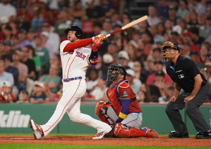 MLB Arizona Diamondbacks at Boston Red Sox Red Sox bats roar as bullpen game crushes D-backs 11-1