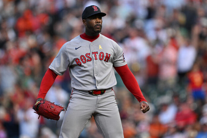 MLB Boston Red Sox at Baltimore Orioles Aroldis Chapman reveals the secret behind his historic 400th save milestone